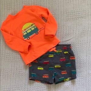 Cat & Jack swim set
